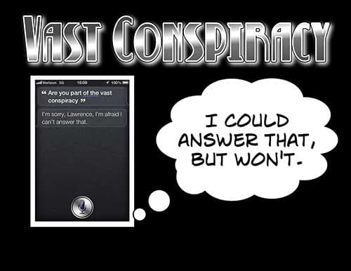 Cartoon: Siri conspiracy