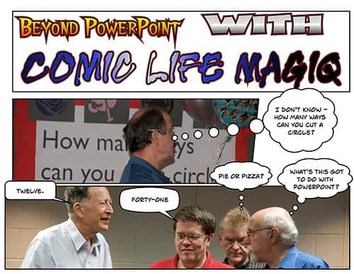 Cartoon: illustrated review of Comic Life Magiq