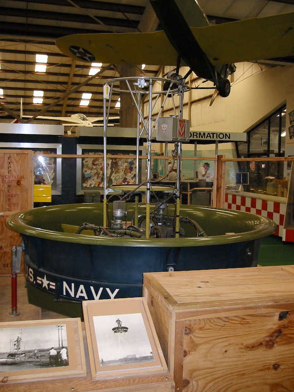 U.S. Navy experimental personal hovercraft, Pima Air and Space Museum, Tucson, Arizona.