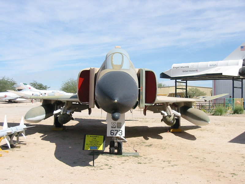 McDonnel Douglas F-4C Phantom II jet fighter, Pima Air and Space Museum, Tucson, Arizona.