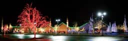 Seven Cedars Casino, Christmas lights, Sequim, December 25, 2018