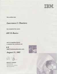 AIX is an IBM version of the AT&T Unix operating system, better known for use by Sun Microsystems, Apple, and UC Berkeley.