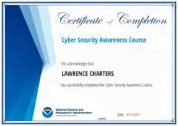 No longer content with having IT security awareness courses, NOAA invested in the word 