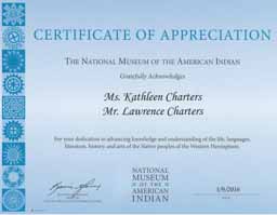 For support of the National Museum of the American Indian, part of the Smithsonian Institution.