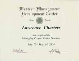 The Western Management Development Center is located in Denver. The instructor's table has a large supply of headache tablets -- aspirin, Tylenol, etc. This is allegedly because the altitude induces headaches, and not that team project management induces headaches.