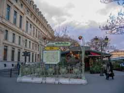 Entrance to the Paris Metro Entrance to the Paris Metro in the heart of the city. This is on Ile de la Cite in the Seine River. © 2005 Lykara I. Charters