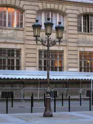 Very ornate street lamp on Ile de la Cite. © 2005 Lykara I. Charters