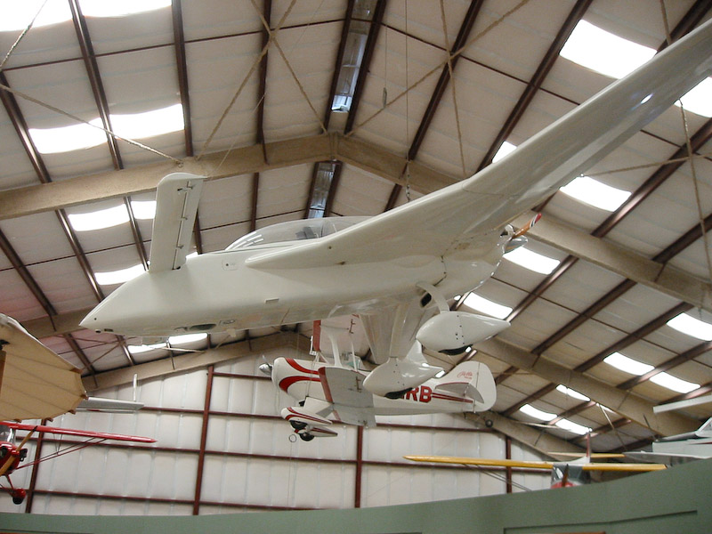 Rutan Long EZ canard prop-driven aircraft, Pima Air and Space Museum, Tucson, Arizona.