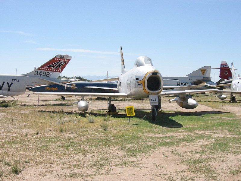 F-86H Saber jet fighter, Pima Air and Space Museum, Tucson, Arizona.