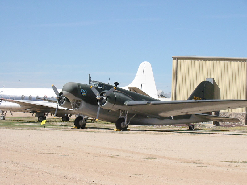 Douglas B-18B Bolo bomber, Pima Air and Space Museum, Tucson, Arizona.