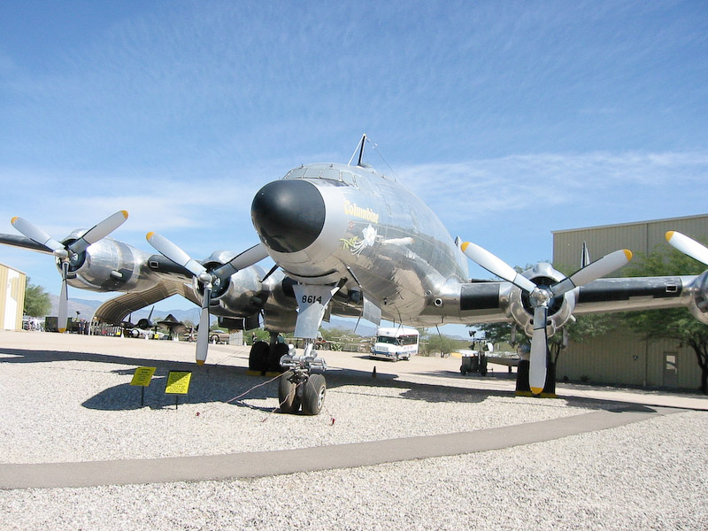 Columbine, President Truman's presidential craft, a Lockheed L-049 Constellation airliner, Pima Air and Space Museum, Tucson, Arizona.