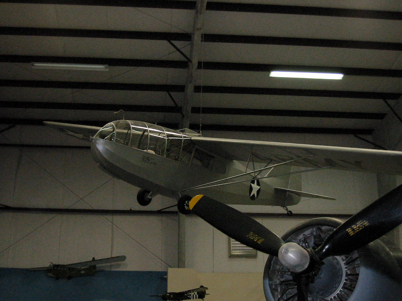 Taylorcraft TG-6 training glider, used to train pilots of troop gliders, Pima Air and Space Museum, Tucson, Arizona.