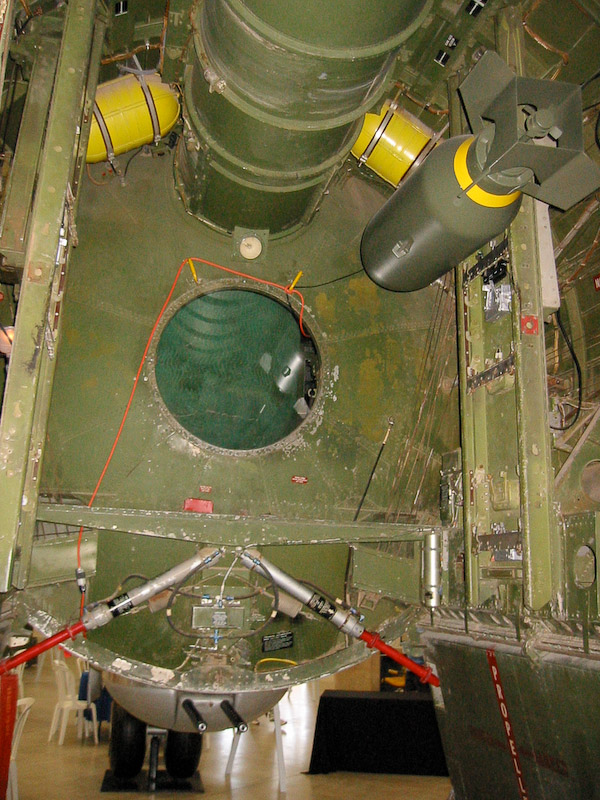 Bomb bay of Boeing B-29 Superfortress, Pima Air and Space Museum, Tucson, Arizona.