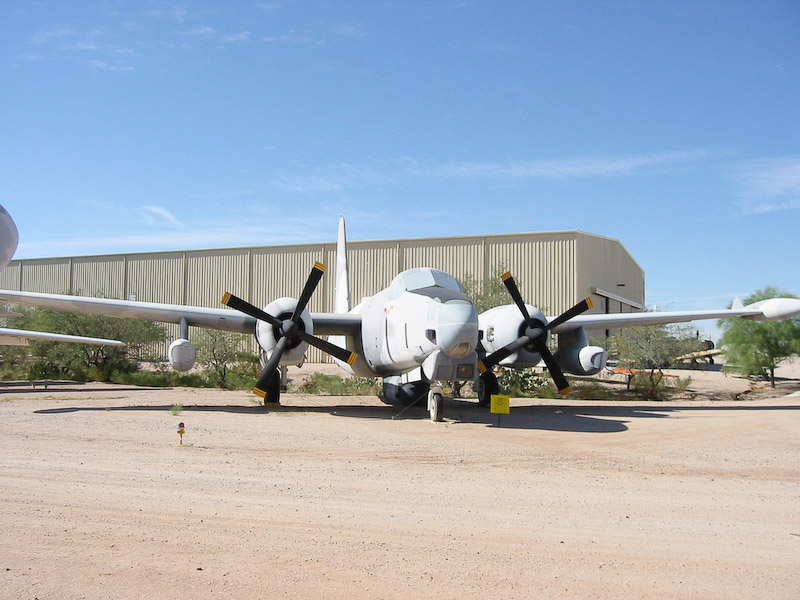 AP-2H Neptune, specially modified Lockheed Neptune designed to use low light level TV (LLLTV) and forward looking infra-red (FLIR) to detect enemy troops in Vietnam, Pima Air and Space Museum, Tucson, Arizona.