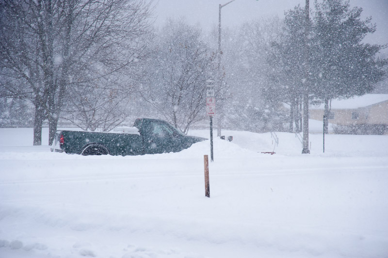 Stuck snowplow