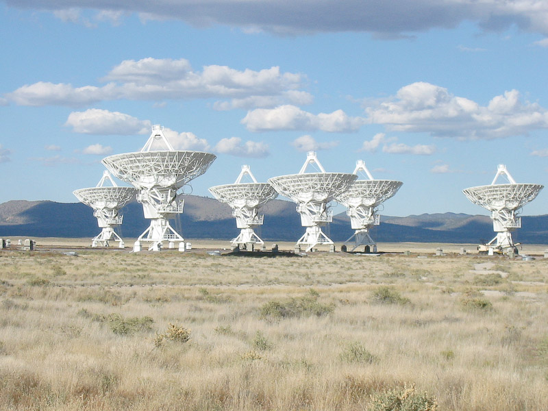 The Plains of San Agustin are 50 miles west of Socorro, New Mexico.